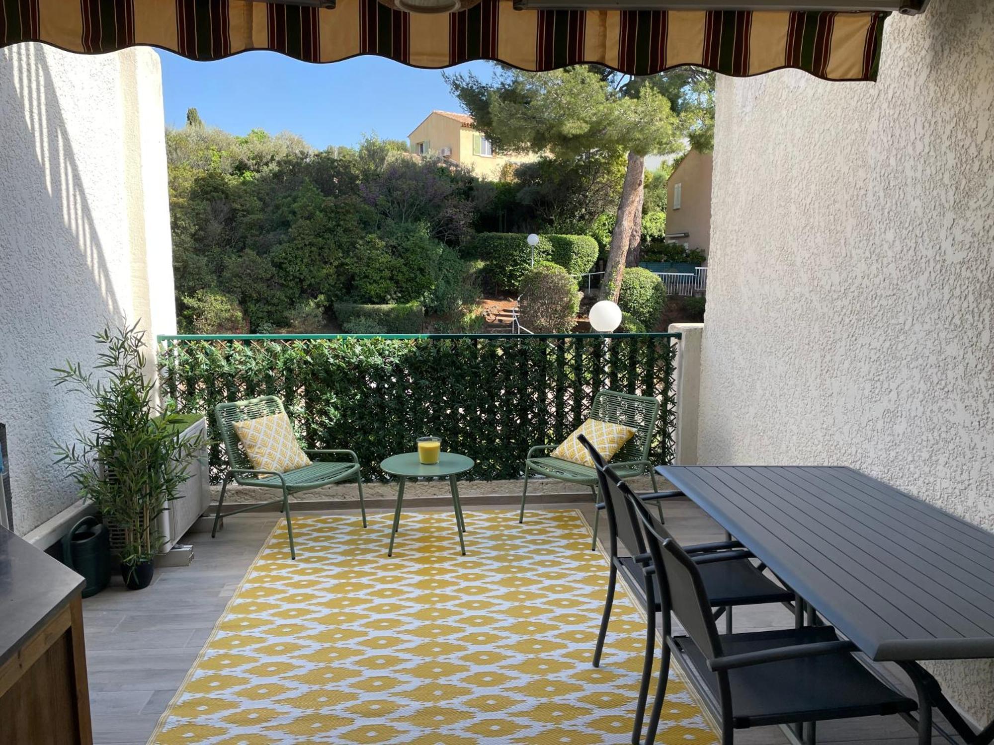 Studio 110 Grande Terrasse Proche Mer Bandol Dış mekan fotoğraf